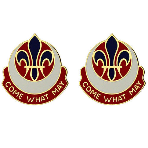 773rd Maintenance Battalion Unit Crest (Come What May) - Sold in Pairs