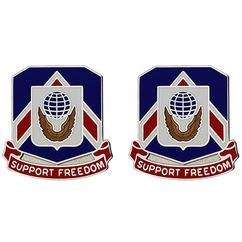 777th Support Battalion Unit Crest (Support Freedom) - Sold in Pairs