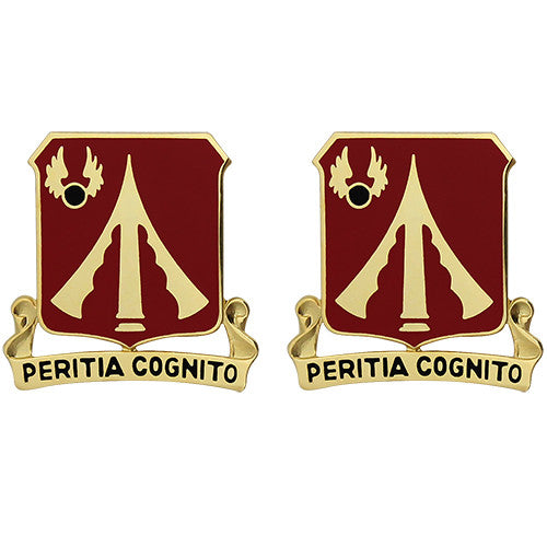 782nd Support Battalion Unit Crest (Peritia Cognito) Army Unit Crests 
