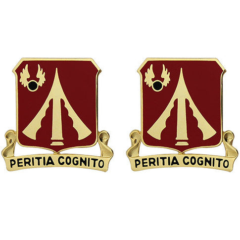 782nd Support Battalion Unit Crest (Peritia Cognito) - Sold in Pairs