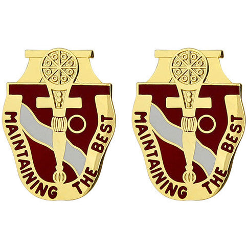 787th Support Battalion Unit Crest (Maintaining the Best) - Sold in Pairs