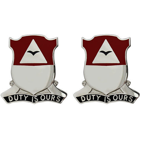 890th Engineer Battalion Unit Crest (Duty is Ours) - Sold in Pairs