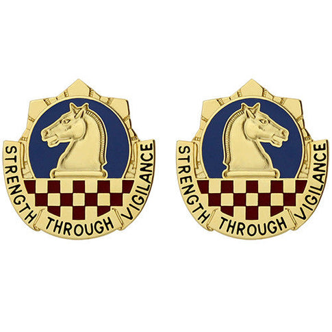 902nd Military Intelligence Group Unit Crest (Strength Through Vigilance) - Sold in Pairs