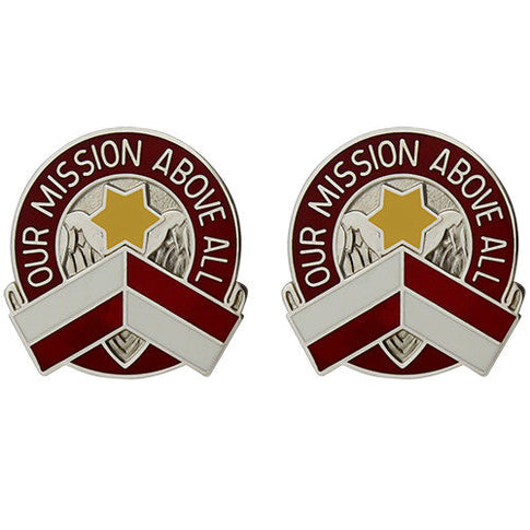 926th Engineer Brigade Unit Crest (Our Mission Above All) - Sold in Pairs