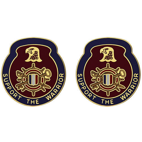 1034th Support Battalion Unit Crest (Support the Warrior) Army Unit Crests 
