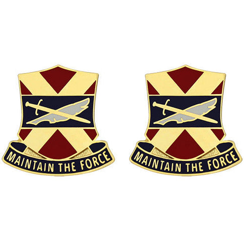 1146th Personnel Services Battalion Unit Crest (Maintain the Force) - Sold in Pairs