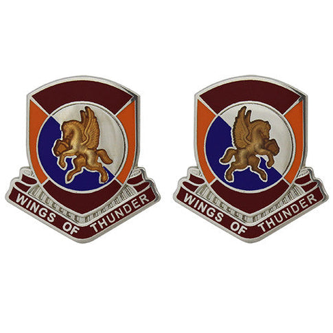 1204th Support Battalion Unit Crest (Wings of Thunder) - Sold in Pairs