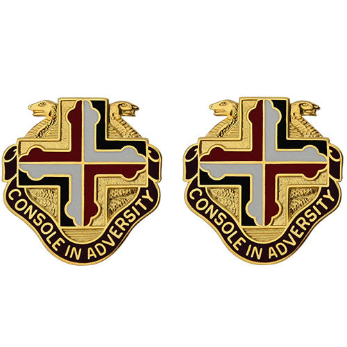 2290th Hospital Unit Crest (Console in Adversity) Army Unit Crests 
