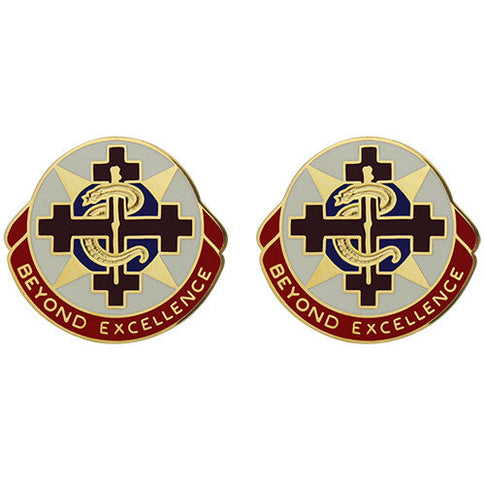 6250th Hospital Unit Crest (Beyond Excellence) - Sold in Pairs