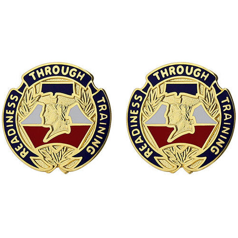 Reserve Readiness Training Center Unit Crest (Readiness Through Training) - Sold in Pairs