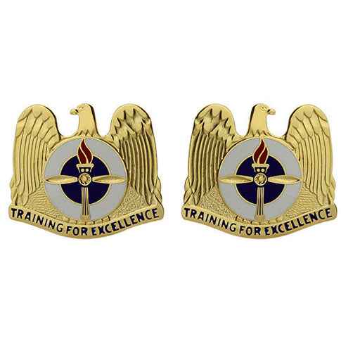 Aviation Training Sites Unit Crest (Training for Excellence) - Sold in Pairs