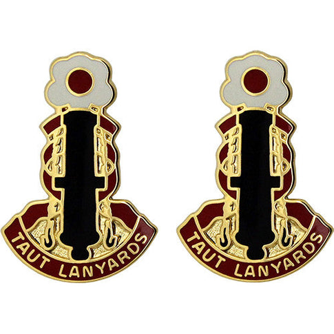 75th Fires Brigade Unit Crest (Taut Lanyards) - Sold in Pairs