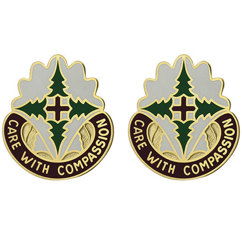 Madigan Army Medical Center Unit Crest (Care With Compassion) - Sold in Pairs