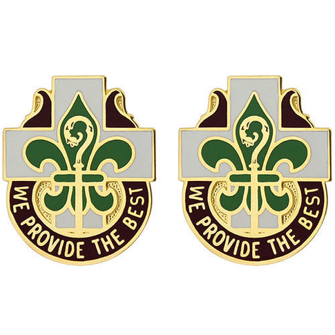 MEDDAC Fort Polk Unit Crest (We Provide The Best) - Sold in Pairs