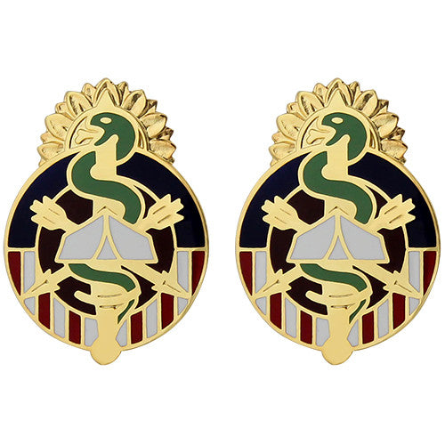 U.S. Army MEDDAC Fort Riley Unit Crest (No Motto) Army Unit Crests 