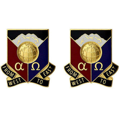 902nd Support Battalion Unit Crest (From West to East) - Sold in Pairs