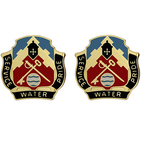 3678th Support Battalion Unit Crest (Service Water Pride) - Sold in Pairs