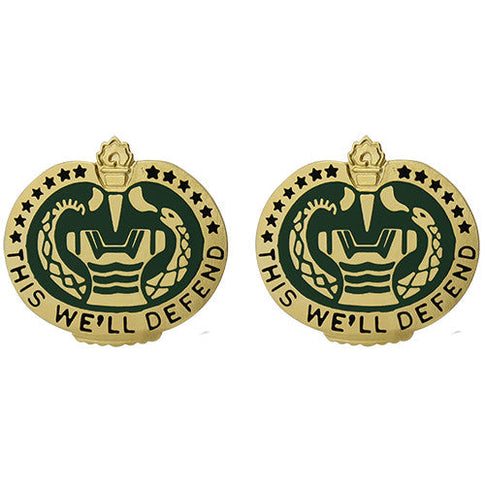 Trainer Personnel Unit Crest (This We'll Defend) - Sold in Pairs