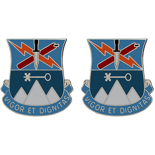 Special Troops Battalion, 2nd Brigade, 10th Mountain Division Unit Crest (Vigor Et Dignitas) Army Unit Crests 