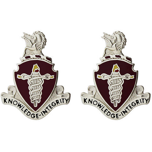 Veterinary Command Unit Crest (Knowledge Integrity) - Sold in Pairs