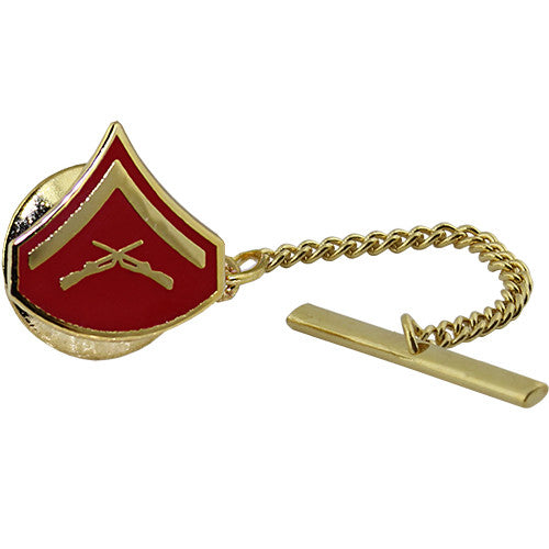 Marine Corps League Tie Tack – Gold Eagle Globe & Anchor Emblem With Case - View #13