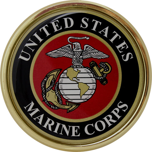 U.S. Marine Corps Crest Chrome Auto Emblem