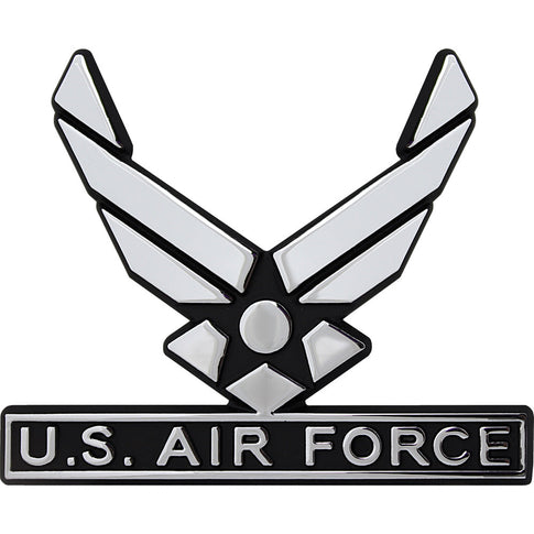 U.S. Air Force Hap Arnold Wings Chrome Auto Emblem