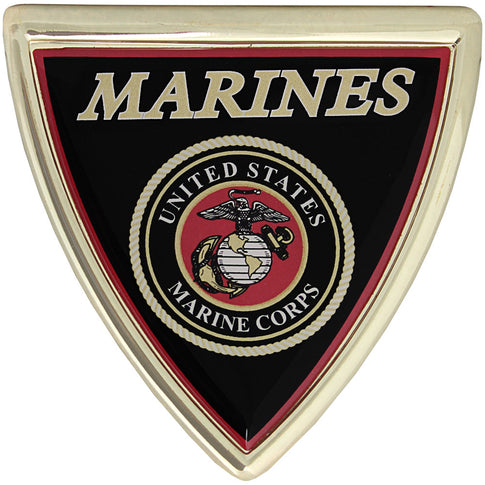 U.S. Marine Corps Shield Chrome Auto Emblem