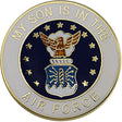 My Son is in the Air Force With Crest 7/8" Lapel Pin Pins 