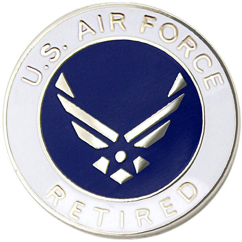 Air Force Retired with Hap Arnold Wings 3/4