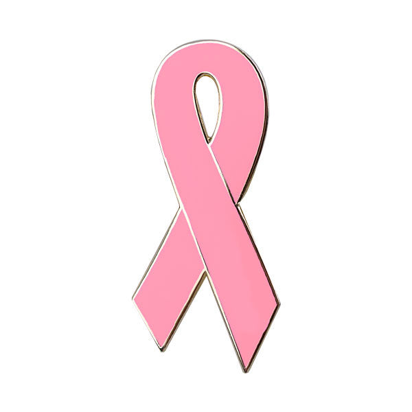 Breast Cancer Awareness Pink Ribbon 7/8" Lapel Pin Pins 