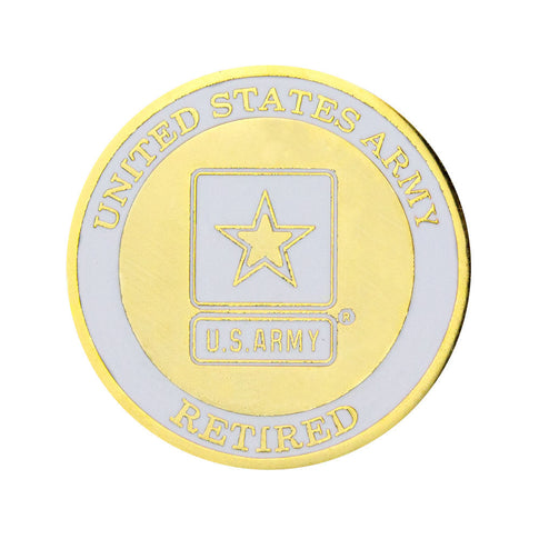 Army Retired with Crest 7/8