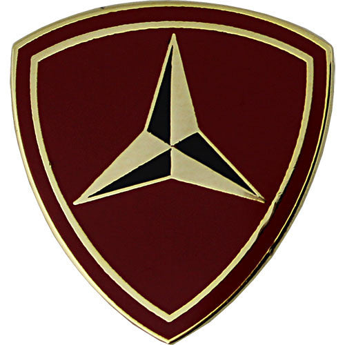Marine Corps 3rd Marine Division 7/8" Lapel Pin Pins 