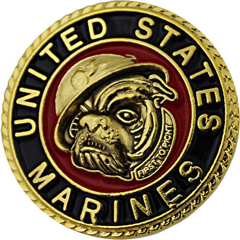 Marine Corps With Centered Bulldog 7/8