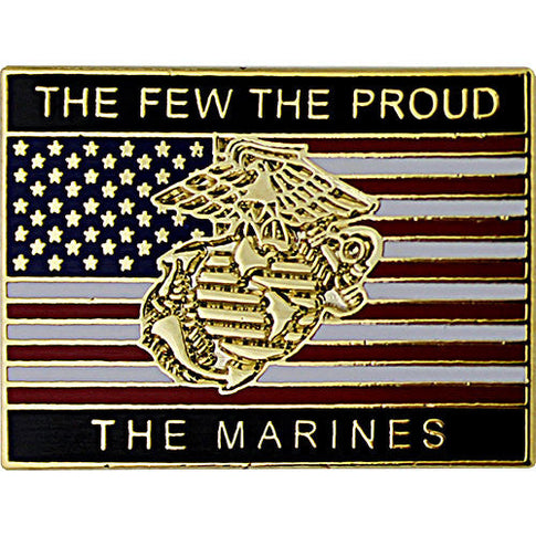 The Few The Proud The Marines American Flag 1