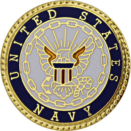 Navy Crest 3/4" Lapel Pin Pins 