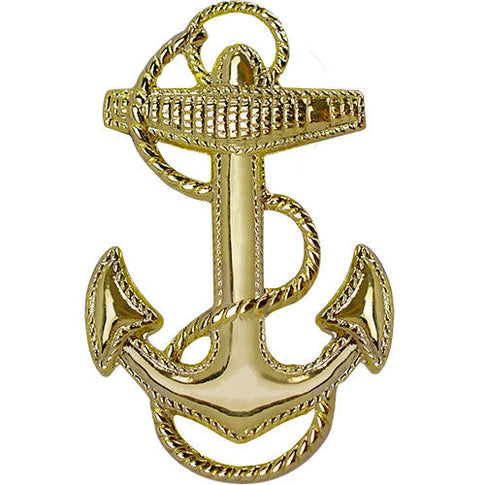 Navy Gold Anchor 1 1/4
