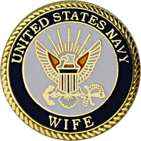 Navy Wife with Crest 3/4