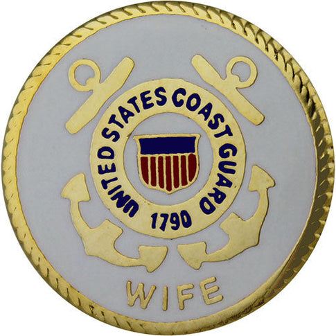 Coast Guard Wife with Crest 3/4