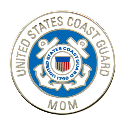 Coast Guard Mom with Crest 7/8