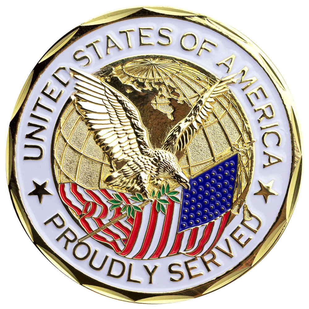 Purple Heart Coin - Honor and Bravery Challenge Coins 