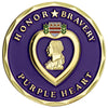 Purple Heart Coin - Honor and Bravery