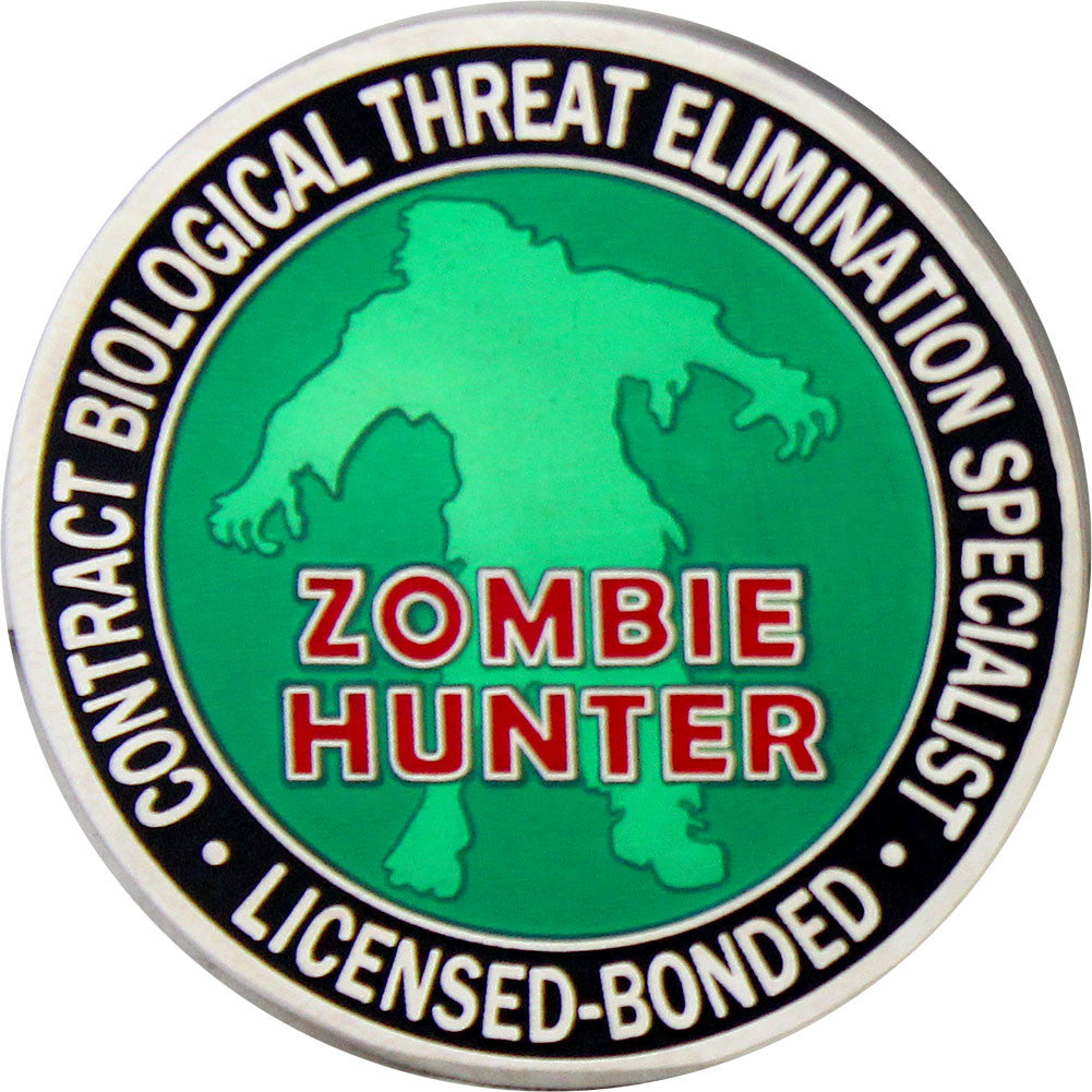Zombie Hunter Coin Challenge Coins 