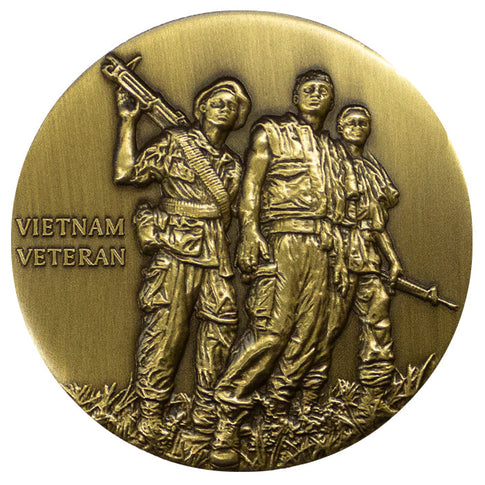 Vietnam Veteran Engraveable Coin