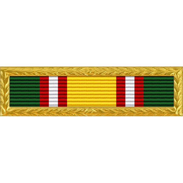 Tennessee National Guard Recruiting Achievement Unit Award with Small Gold Frame Ribbons 