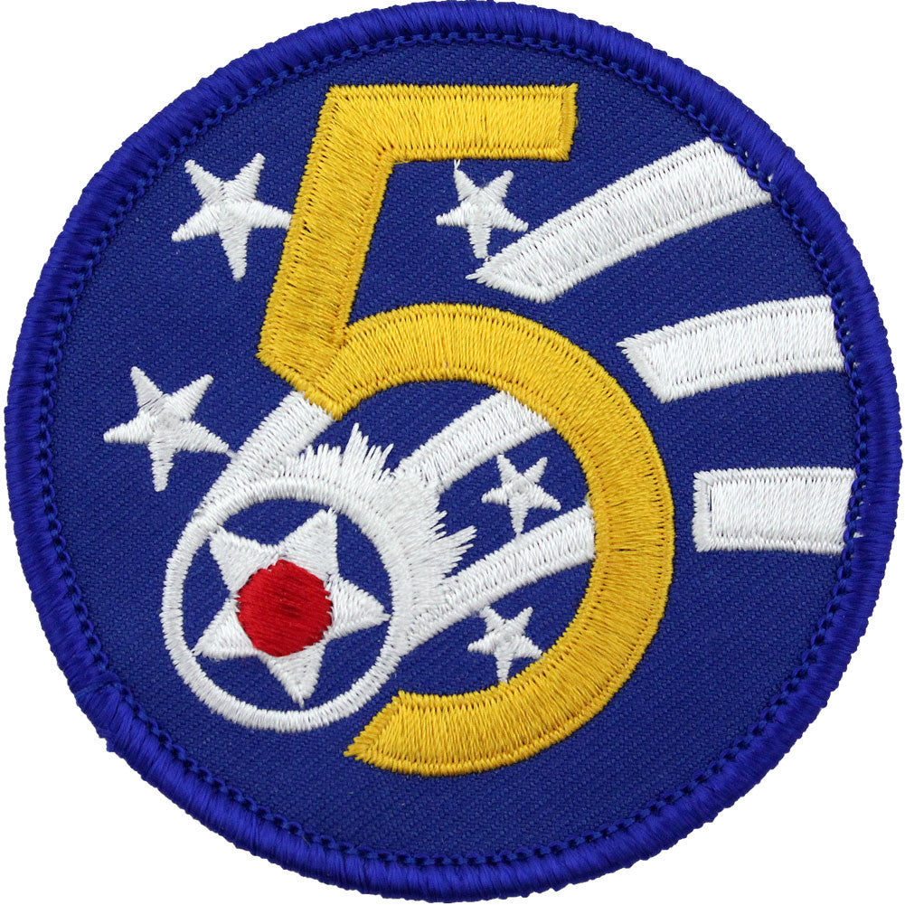 WWII Army Air Corps 5th Air Force Class A Patch Patches and Service Stripes 