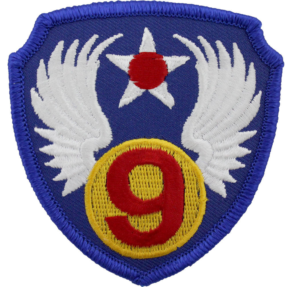 WWII Army Air Corps 9th Air Force Class A Patch Patches and Service Stripes 