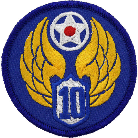 WWII Army Air Corps 10th Air Force Class A Patch
