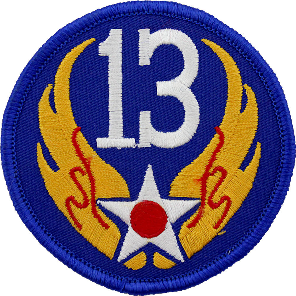 WWII Army Air Corps 13th Air Force Class A Patch Patches and Service Stripes 