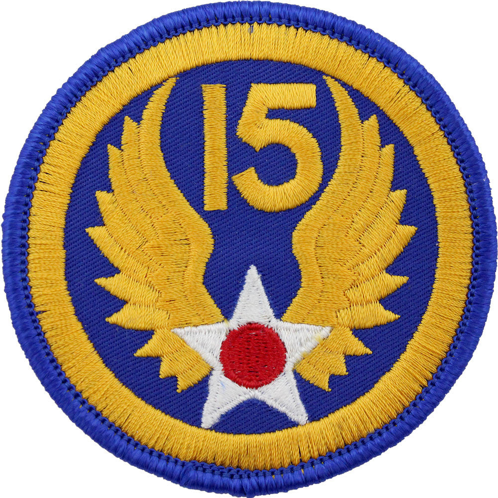 WWII Army Air Corps 15th Air Force Class A Patch Patches and Service Stripes 
